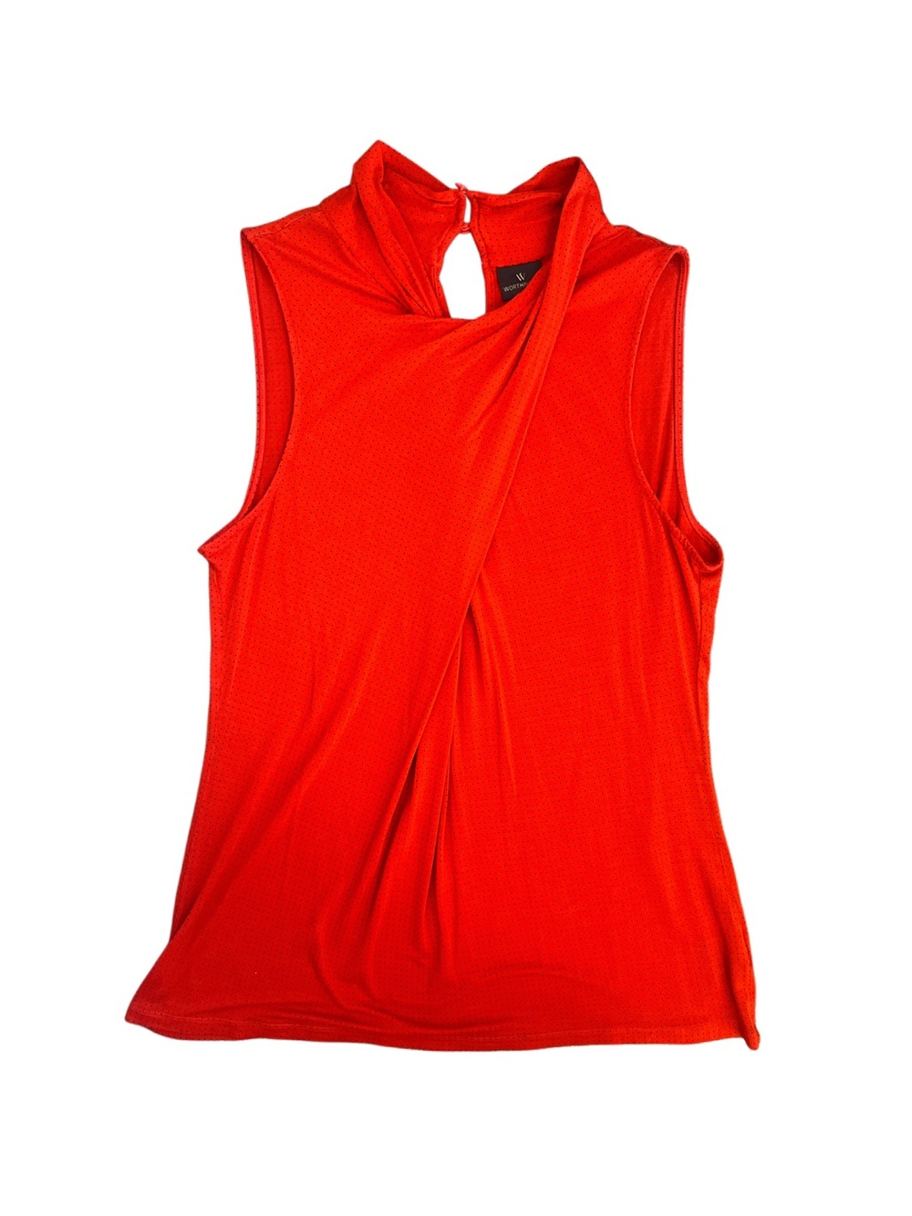 Red Polka Dot Worthington Tank Top